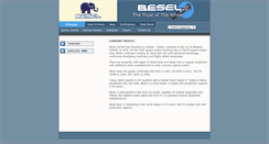 Desktop Screenshot of besel.com.tr